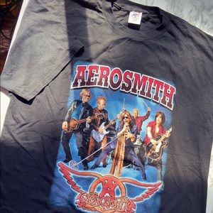 Aerosmith 2001 Just Push Play Tour Tee
